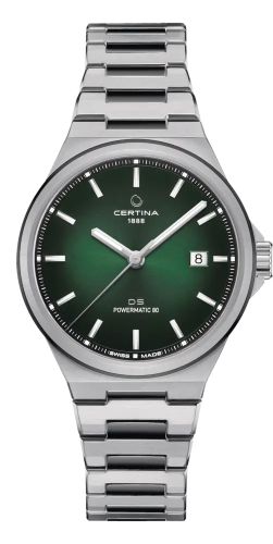 Certina DS-7 Powermatic 80 Stainless Steel Green Bracelet
