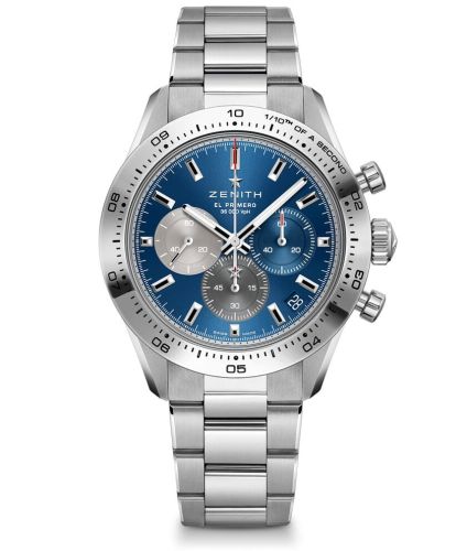 Zenith Chronomaster Sport Stainless Steel Blue Bracelet