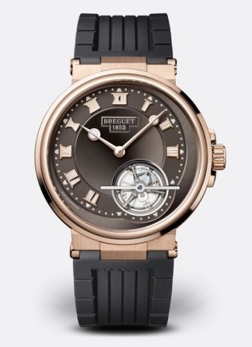 Breguet Marine Tourbillon 5577 Rose Gold Slate Rubber