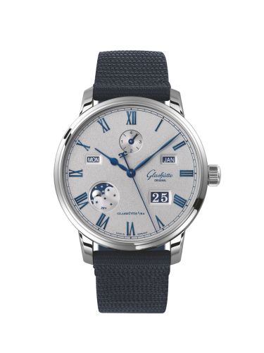 Glashütte Original Senator Perpetual Calendar Stainless Steel Grey