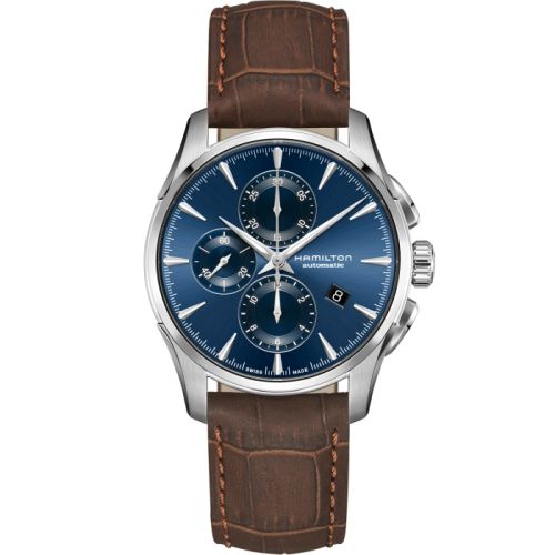 Hamilton Jazzmaster Auto Chrono 42 Stainless Steel Blue