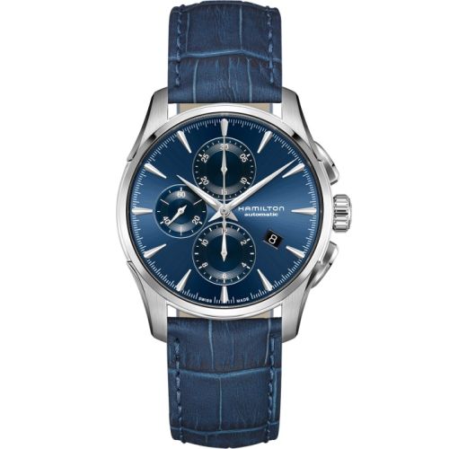 Hamilton Jazzmaster Auto Chrono 42 Stainless Steel Blue