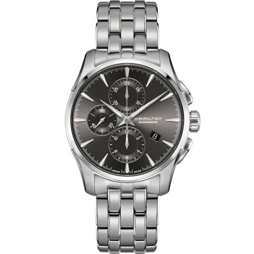 Hamilton Jazzmaster Auto Chrono 42 Stainless Steel Grey Bracelet