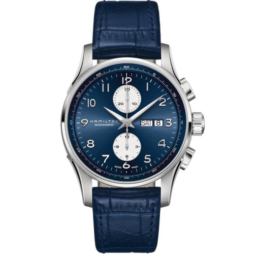 Hamilton Jazzmaster Maestro Chronograph 45 Stainless Steel Blue
