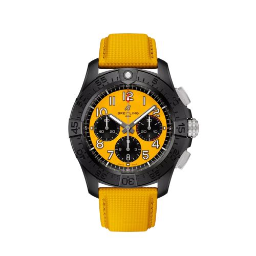 Breitling Avenger B01 Chronograph 44 Night Mission Yellow Strap
