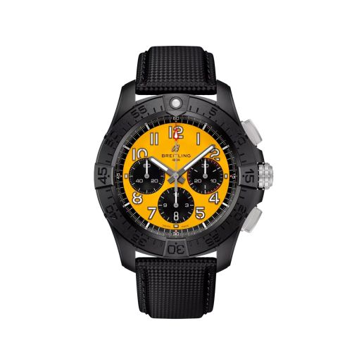 Breitling Avenger B01 Chronograph 44 Night Mission Yellow Strap