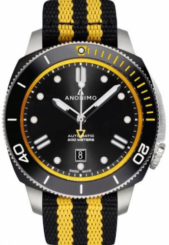 Anonimo Nautilo Automatic Stainless Steel DLC Black NATO