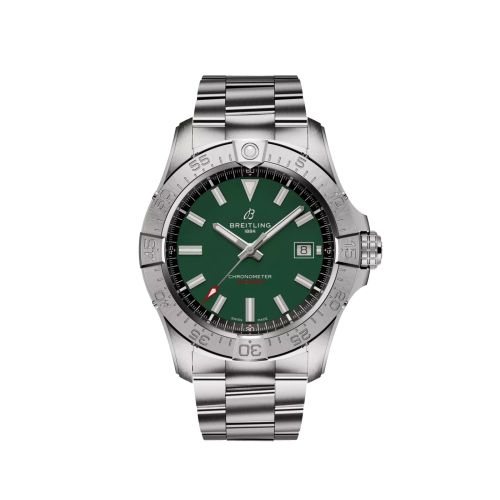 Breitling Avenger Automatic 42 Stainless Steel Green Bracelet