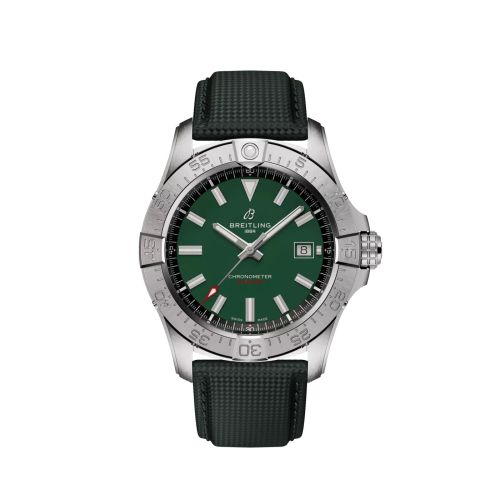 Breitling Avenger Automatic 42 Stainless Steel Green Strap