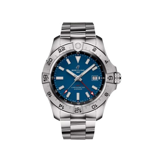 Breitling Avenger Automatic GMT 44 Stainless Steel Blue Bracelet