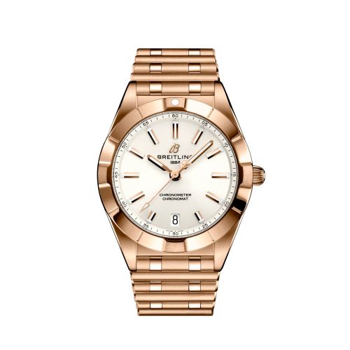 Breitling Chronomat 32 Red Gold White Rouleaux