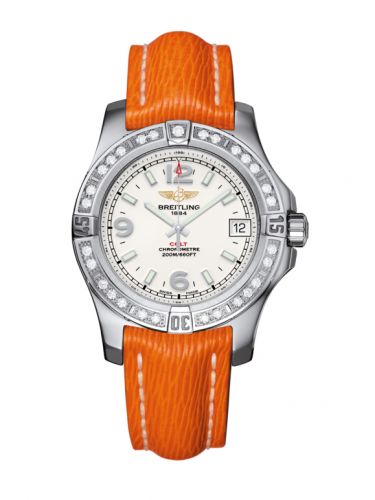 Breitling Colt 36 Diamond Stratus Silver Sahara