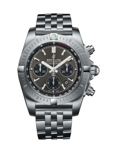 Breitling Chronomat B01 Chronograph 44 Stainless Steel Blackeye Grey Bracelet