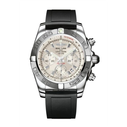 Breitling Chronomat 44 Stainless Steel Silver Rubber