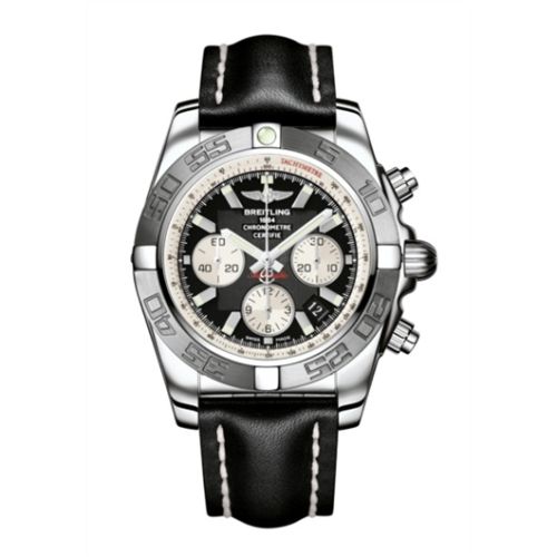 Breitling Chronomat 44 Stainless Steel Black Calf