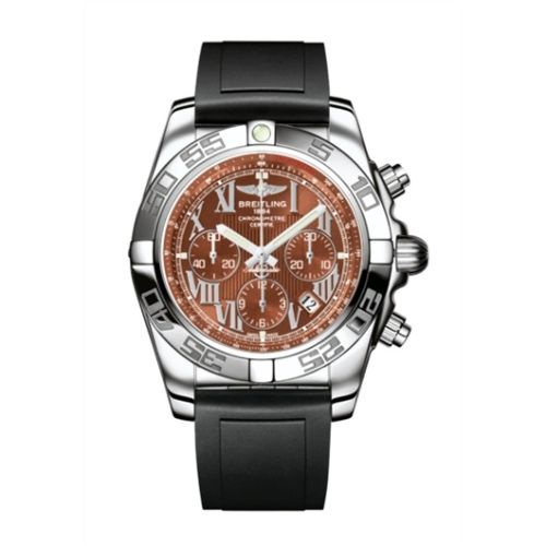 Breitling Chronomat 44 Stainless Steel Amber Rubber