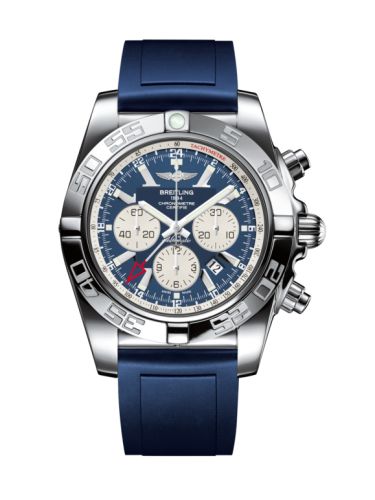 Breitling Chronomat 47 GMT Stainless Steel Metallica Blue Rubber