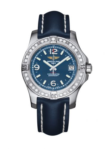 Breitling Colt 36 Diamond Mariner Blue Calf