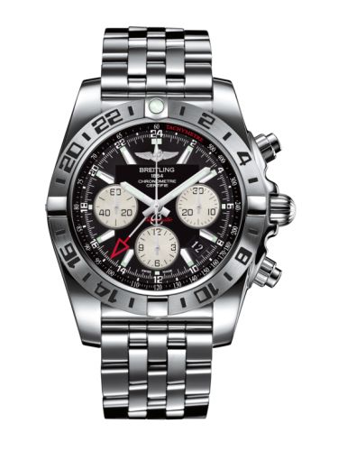 Breitling Chronomat 44 GMT Stainless Steel Onyx Black Bracelet