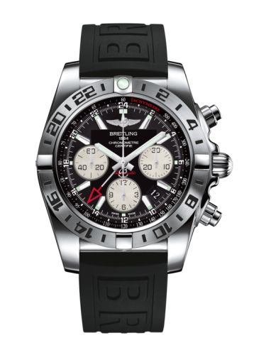 Breitling Chronomat 44 GMT Stainless Steel Onyx Black Rubber
