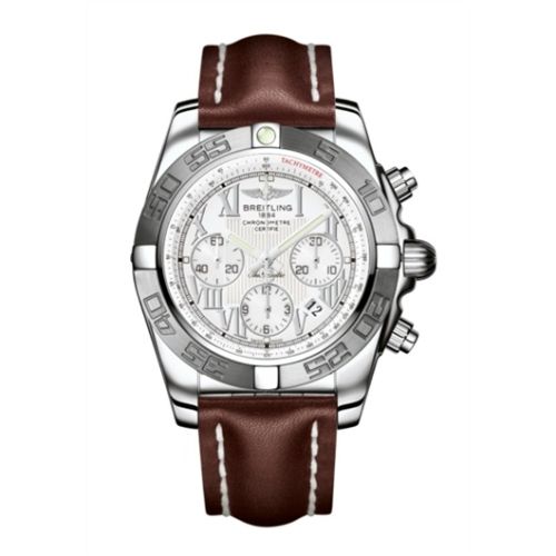 Breitling Chronomat 44 Stainless Steel White - Roman Calf