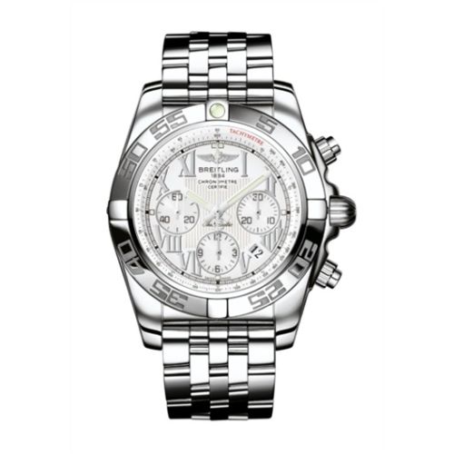 Breitling Chronomat 44 Stainless Steel Antarctica White Bracelet