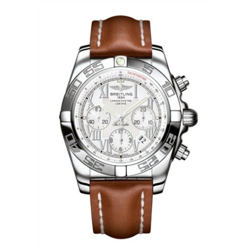 Breitling Chronomat 44 Stainless Steel Antarctica White Calf