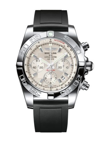 Breitling Chronomat 44 Stainless Steel Silver Rubber