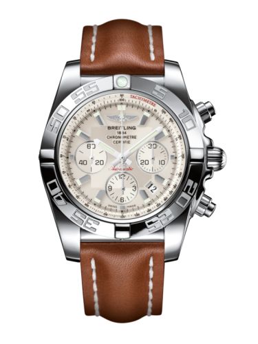 Breitling Chronomat 44 Stainless Steel Silver Calf