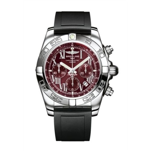 Breitling Chronomat 44 Stainless Steel Mirage Red Rubber