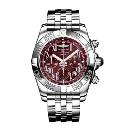 Breitling Chronomat 44 Stainless Steel Mirage Red Bracelet