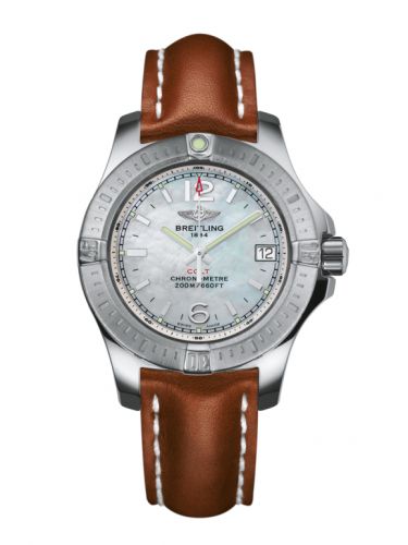 Breitling Colt Lady Pearl Calf Pin