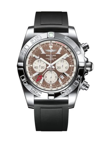 Breitling Chronomat 47 GMT Stainless Steel Metallica Brown Rubber