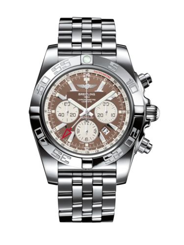 Breitling Chronomat 47 GMT Stainless Steel Metallica Brown Bracelet