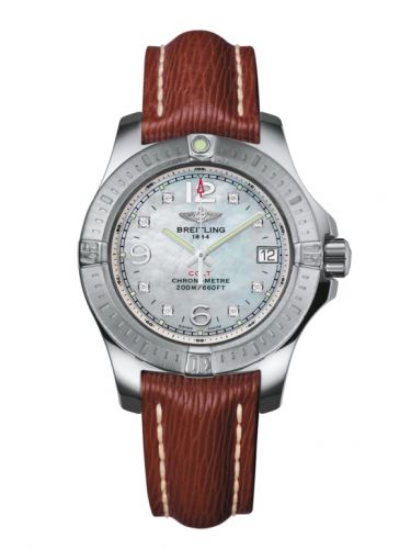 Breitling Colt Lady Pearl Diamond Sahara Pin