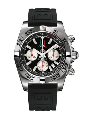 Breitling Chronomat 44 Stainless Steel Frecce Tricolori Rubber