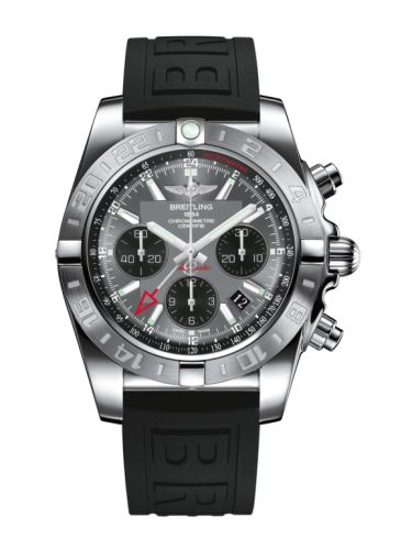 Breitling Chronomat 44 GMT Stainless Steel Blackeye Grey Rubber