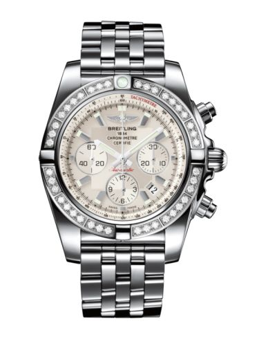 Breitling Chronomat 44 Stainless Steel Diamond Sierra Silver Bracelet