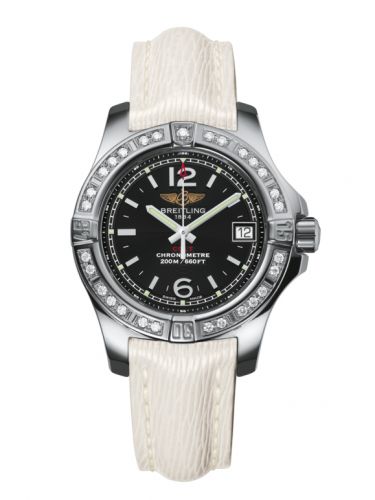 Breitling Colt Lady Diamond Volcano Black Sahara Pin
