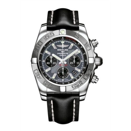 Breitling Chronomat 44 Stainless Steel Grey Calf