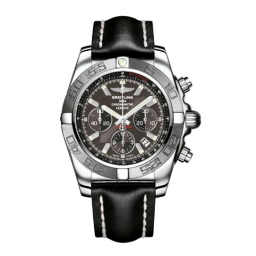 Breitling Chronomat 44 Stainless Steel Grey Calf