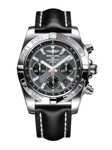 Breitling Chronomat 44 Stainless Steel Blackeye Grey Calf