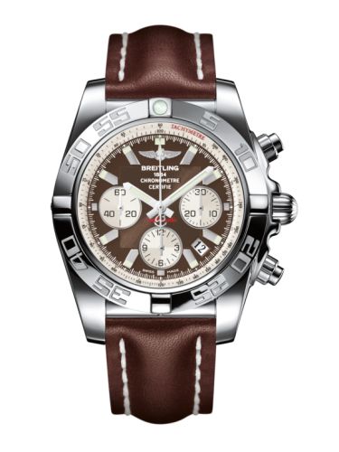 Breitling Chronomat 44 Stainless Steel Metallica Brown Calf