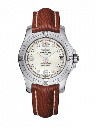Breitling Colt 36 Pearl Diamond Sahara Folding