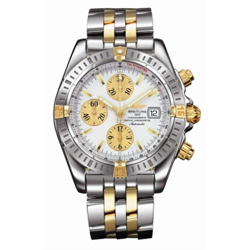 Breitling Chronomat Evolution Stainless Steel Yellow Gold Silver