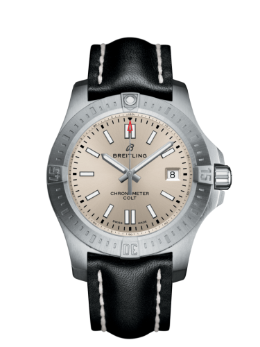 Breitling Chronomat Colt 41 Automatic Silver Calf Pin