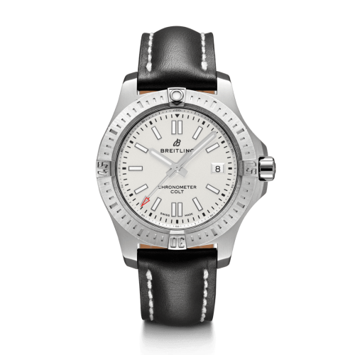 Breitling Chronomat Colt 41 Automatic Silver Calf Folding