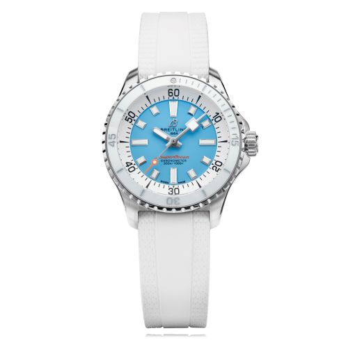 Breitling SuperOcean Automatic 36 Stainless Steel Ice Blue Bucherer