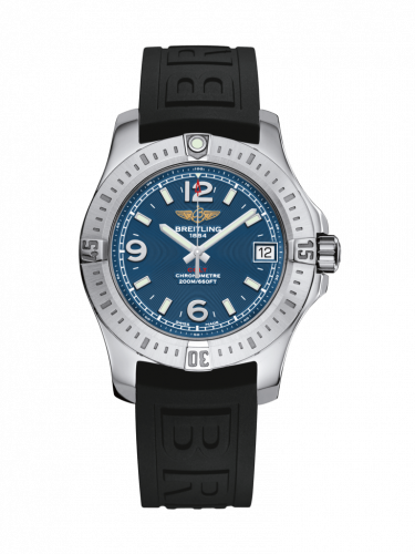 Breitling Colt 36 Mariner Blue Rubber Pin