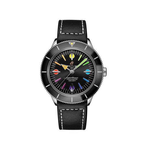 Breitling Superocean Heritage '57 Stainless Steel Rainbow Boutique Limited Edition Calf Folding